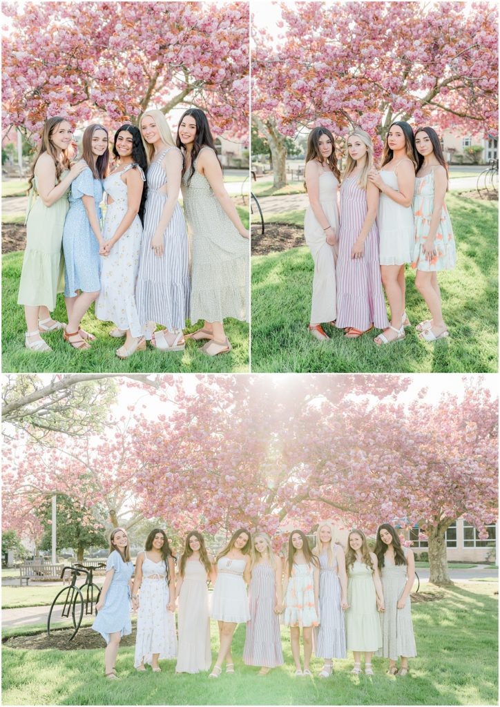 photoshoot with cherry blossoms in ocean city nj